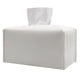 thumbnail image 4 of Caja de pañuelos de cuero PU, dispensador de servilletas, caja de almacenamiento, servilletero de escritorio para encimera de tocador, de noche Blanco BLESIY Contenedor de servilletas, 4 of 7
