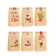 thumbnail image 1 of Bolsas de Dulces de Navidad Injueey 24 Uds. con Etiquetas Adhesivas Soporte de Regalo de Papá Noel, 1 of 6