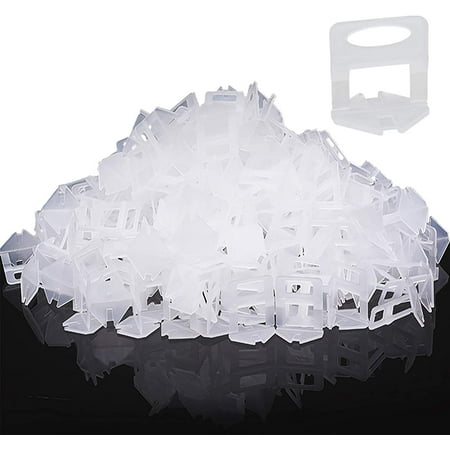 

Tile Leveling System 2mm Leveling Spacer Clips (600Pcs) DIY Tiles Leveler Spacers for Ceramic Tile and Stone Installation Floor Tile Spacers Wall Tile Leveling System