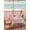 Pink, variant on Outdoor Tablecloth with Umbrella Hole and Zipper, Nautical Anchor Round Table Cloth 54 Inch Waterproof Tablecloth, Red White Geometric Horizontal Stripes Picnic Table Cover for Patio Camping