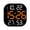 Black and white orange, variant on ANXPTIME Multifunctional Digital Clock Temperature Display 2 Alarm Timer Remote Control