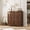 Brown, variant on 33.5 Inch Wide Farmhouse Buffet Sideboard 4 Drawers Gold Handles 2 Doors Kitchen Storage Cabinet