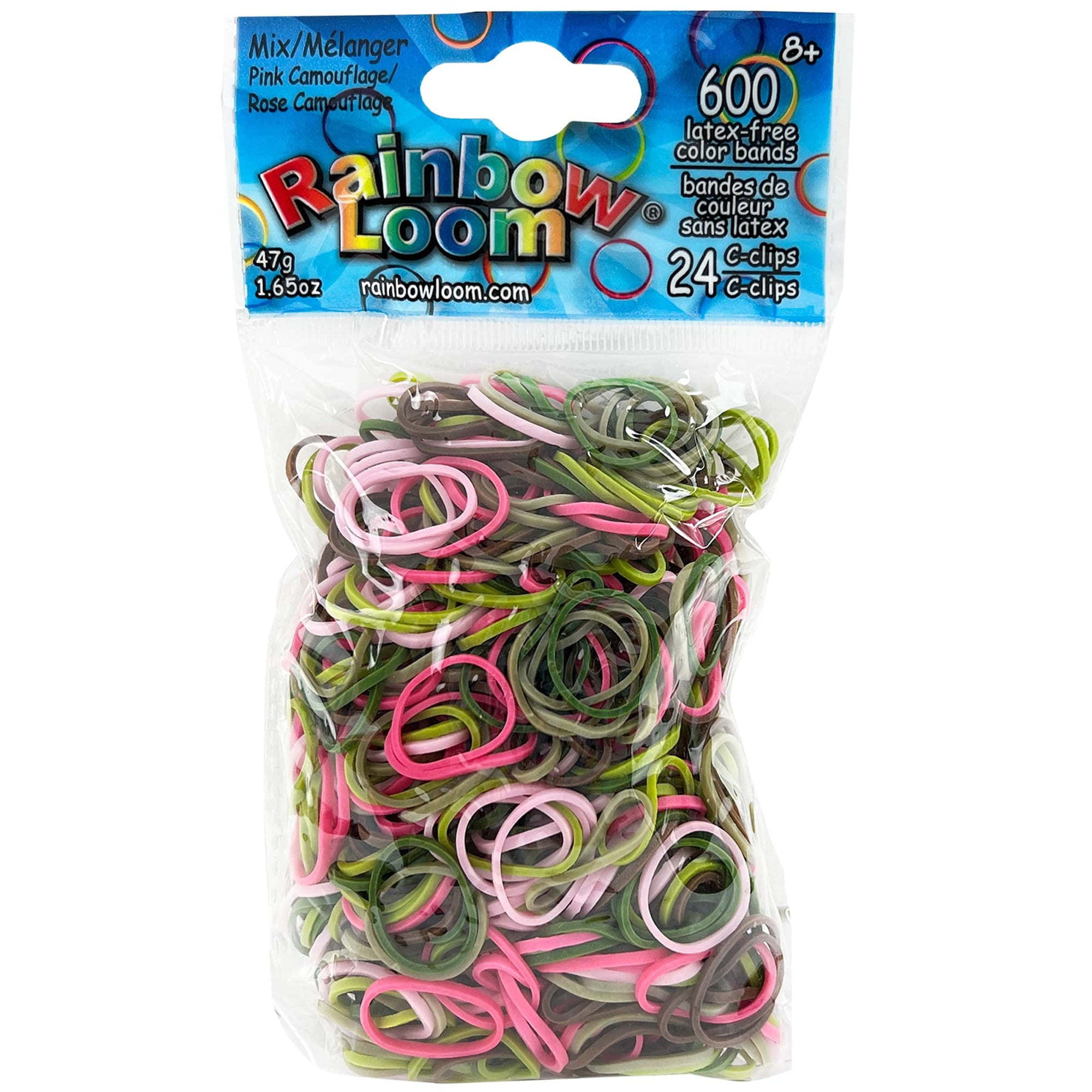 Rainbow Loom Pink Camo High Quality Rubber Bands, the Original Rubber
