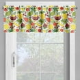 thumbnail image 2 of Ambesonne Hawaiian Valance Pack of 2, Tropical Fruits Flowers, 54"X12", Multicolor, 2 of 5