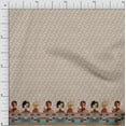 thumbnail image 1 of Soimoi Tissu Crêpe Polyester Imprimé Figure Humaine par Yard 42 Pouces de Large, 1 of 1