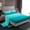 Cyan, variant on Manfei Orange Bed Sheets Set Twin Size,White Gradient Bedding Sets Twin Size,Modern Abstract Art Bed Sheets Twin,Ultra Soft Room Decorative,3 Pieces