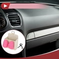 thumbnail image 3 of Ofertas Únicas 1 Pc Bote de Basura para Automóvil Bote de Basura Colgante 3.5" de Largo 2.0" de Ancho 4.3" de Alto Rojo Rosa Beige Cuero Sintético, 3 of 7