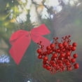 thumbnail image 6 of Beautynvta Christmas Red Glitter Berries Stems for Christmas Tree Decoration, 8.6'' Artificial Christmas Berry Picks for DIY Crafts Wreath Garland Xmas Tree Topper Decor, 6 of 6