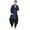 Navy Blue, variant on Bollywood Designer Indian Silk Festive Diwali Pathani Salwar…