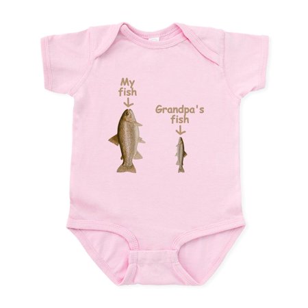 

CafePress - My Fish Grandpas Fish - Baby Light Bodysuit Size Newborn - 24 Months