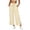 #02 Beige 【Mix & Match: Stock Up on Your Favorite Colors】, variant on Women's Summer Fashion Solid Color Drawstring Elastic Waist Split Cropped Pants, Soft Polyester Blend Fabric, Relaxed Fit with Waist Tie Detail, Lightweight Casual | TruBelle,Pink 2XL