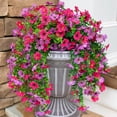 thumbnail image 1 of Flores artificiales HyeFlora Daisy Púrpura y Rosa Intenso, 2 unidades, 1 of 8