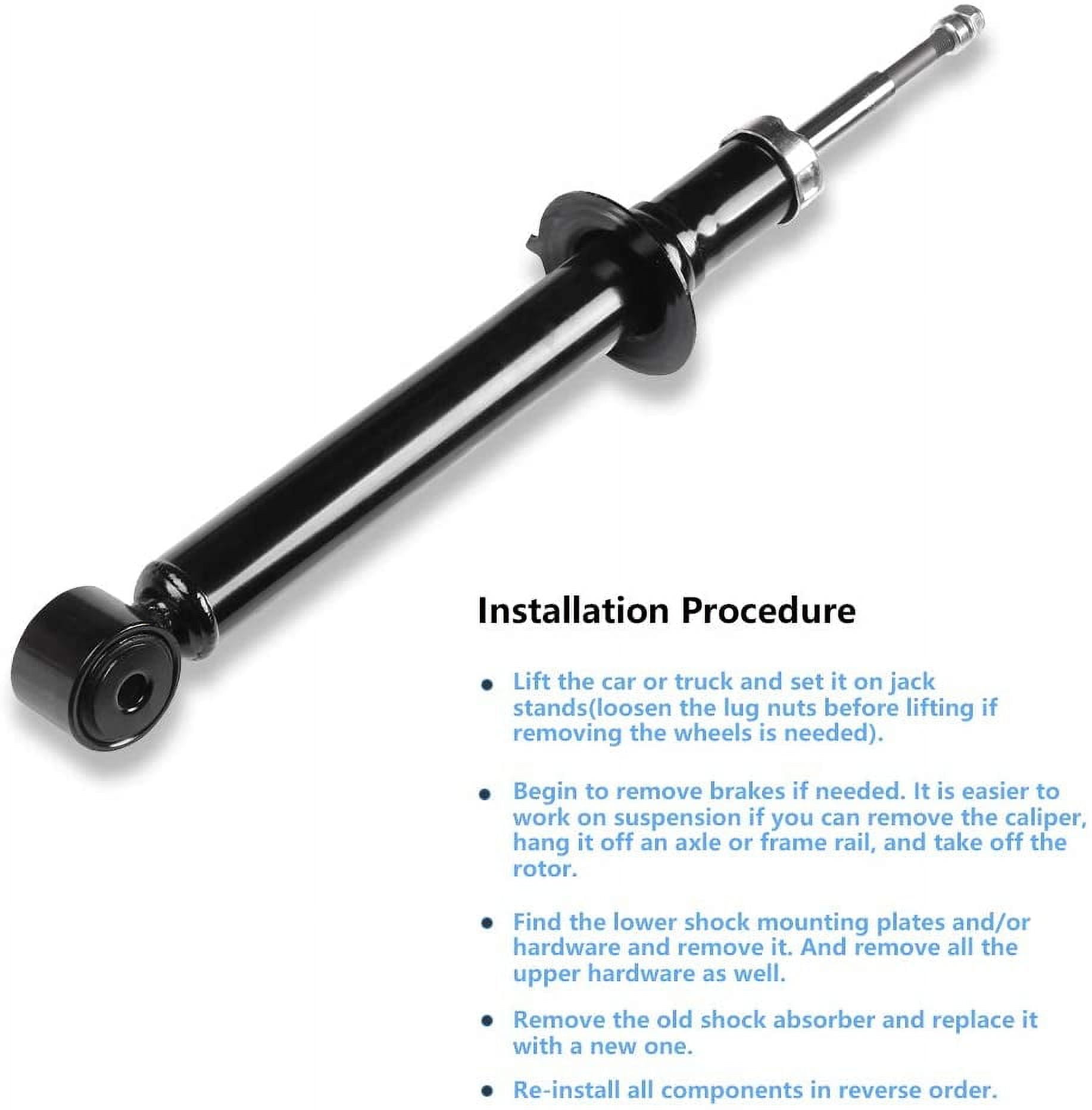Shocks Struts,ECCPP Front Rear Shock Strut Absorbers Kits for 2000 2001 2002 for Lincoln LS