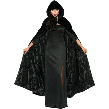 - Velvet Satin Cape Adult Halloween Accessory