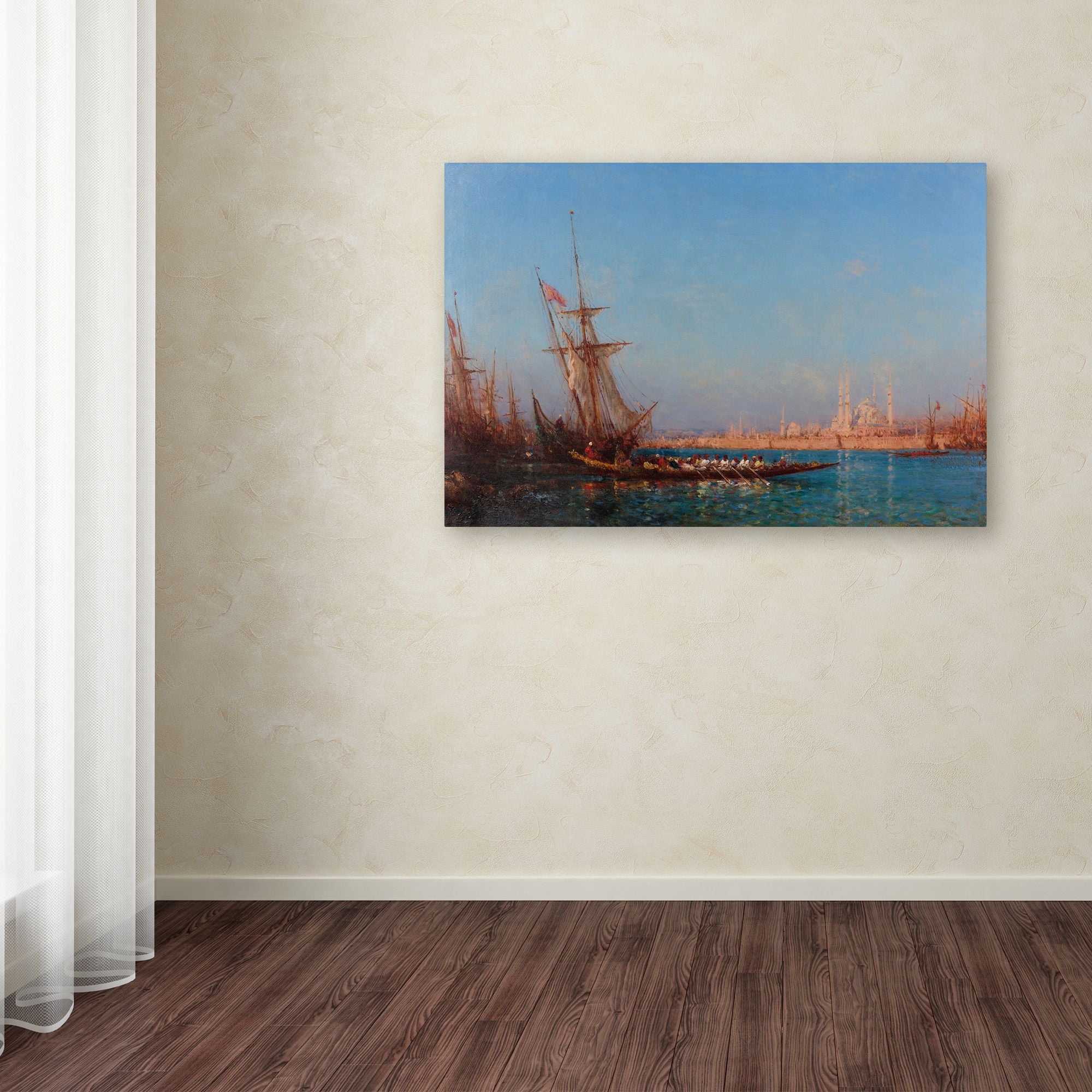 Trademark Fine Art 'View Of Istanbul' Canvas Art by Felix Ziem
