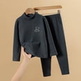 thumbnail image 5 of MXIEZI Toddler Baby Boys Girls Thermal Underwear 3-14Y Kids Winter Base Layer Long Johns Sets, 5 of 8