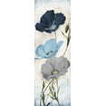 thumbnail image 2 of Grey, Jace 7x14 White Modern Wood Framed Museum Art Print Titled - Soft Florals Mate, 2 of 4