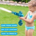 thumbnail image 6 of Transparent Electric Water Blaster with Light-Up Muzzle, High-Power Automatic Water Gun with Detachable Drum Magazine & Rechargeable Battery for Pool, Beach & Outdoor Activities,E, 6 of 6