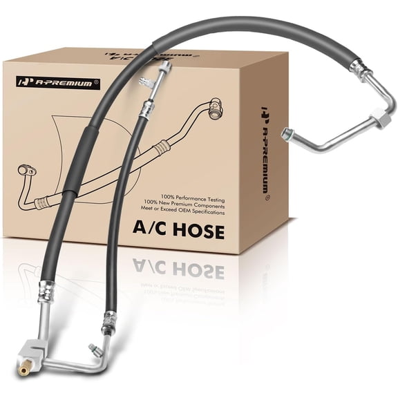 A-Premium A/C Manifold Suction and Discharge Hose Assembly Compatible with Ford F-250 1994-1995 F-350 1994-1997 V8 7.5L Petrol