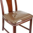 thumbnail image 1 of Dznils Waterproof Clear Plastic Chair Seat Covers for Dining Room, Set of 4, 1 of 11