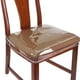 thumbnail image 1 of Dznils Fundas de asiento de silla de plástico transparente impermeables para comedor, juego de 4, 1 of 11