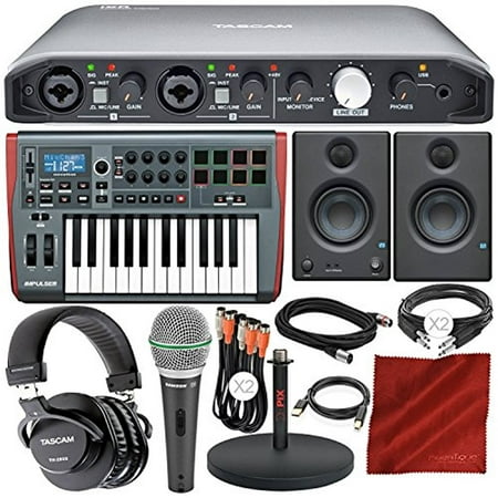 Tascam iXR USB Audio Recording Interface for iPad MacOS And Windows with (Best Ipad Recording Interface)