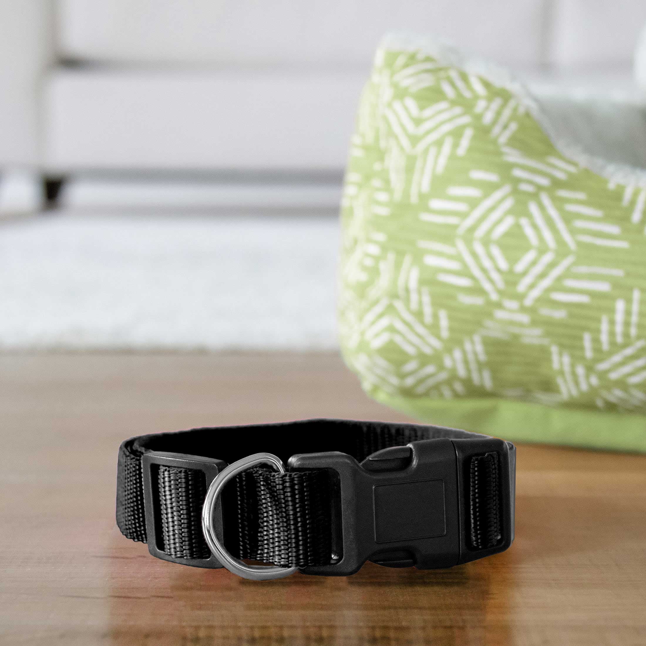 Pet Champion Dog Collar Large Black, 1.0 CT