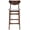 Walnut, variant on SAFAVIEH Thaxton Curved Mid Back Counter Stool, Black