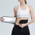 thumbnail image 3 of Faja moldeadora de cintura abdominal para mujer, quemador de grasa en la espalda baja, corsé deportivo para fitness Negro Plata L, 3 of 9