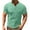 Green, variant on Men's Henley Shirts Short Sleeve Casual Basic Henley Tee Summer Button Lightweight Stretch T Shirts