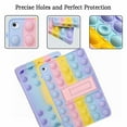 thumbnail image 3 of Étui pour Ipad 9e Génération - Étui Sensoriel Anti-Stress à Bulles pour Ipad 9 10,2 Pouces pour Enfants, Arc-en-Ciel Élégant, Doux, Anti-Stress, Antichoc, avec Support Pliable, 3 of 5