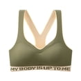 thumbnail image 1 of Women's Workout Seamless Sports Bras Casual Large Size Sports Yoga Fitness Sports Back Underwear Bra, 1 of 5