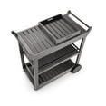thumbnail image 3 of HOMETRENDS Patio Bar Cart - Grey, 3 of 8