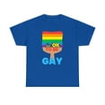 thumbnail image 4 of It's OK to Be Gay Gender Equality LGBT Pride Month Gay Womens Plus Size Tops, 4 of 8