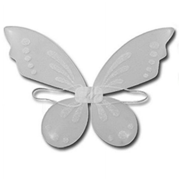 HH White Pixie Fairy Wings Tinkerbell Princess Tutu Dress up Costume