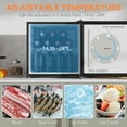 thumbnail image 4 of HOMCOM 1.1 Cubic Feet Compact Mini Freezer with Adjustable Temperature, 4 of 10