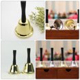 thumbnail image 2 of OULII 2Pcs Golden Handbell with Hand Operated Feature for Adults 4.9X3.0X3.0In, 2 of 7
