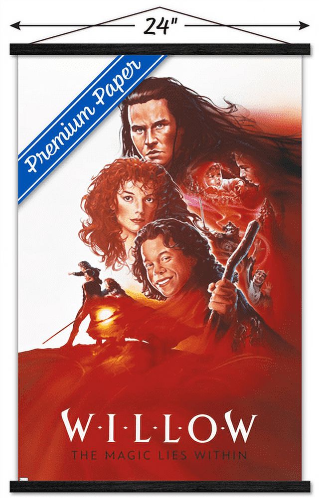 Willow - Teaser One Sheet Wall Poster with Magnetic Frame, 22.375" x 34"