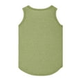 thumbnail image 5 of Splozh Girls Camisole 3-14 Years Solid Color Summer Athletic Dance Undershirts Cami Tank Tops Girls Cami Dance Tank Tops for Girls,Green,11-12 Years, 5 of 5