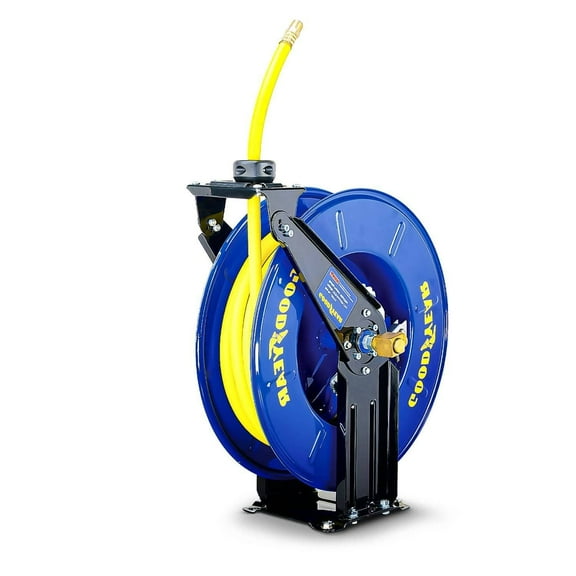 Goodyear TRI-L820154G 0.5 in. x 50 ft. Dual Arm Retractable Air Hose Reel