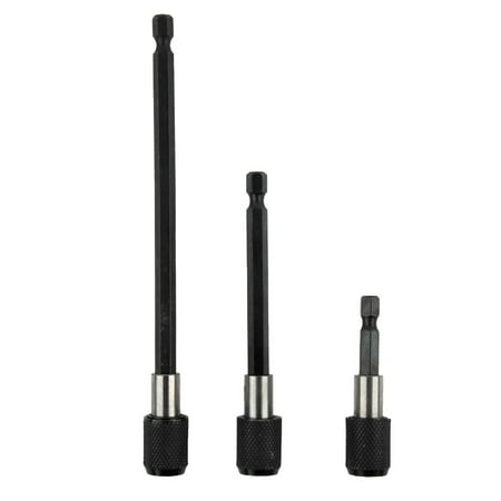 

Screwdriver Extension Kit Quick Release 1/4 Hex Shank Holder Drill Bit Set