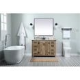 thumbnail image 6 of Elegant Decor Grant 48" Aluminum MDF Single Bathroom Vanity in Natural Oak, 6 of 8