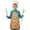 Colorful Mushroom, variant on Colorful Mushroom Group Brown Pattern Kids Aprons for Girls and Boys,Adjustable Neck Strap Toddler Aprons for Kids Cooking Baking