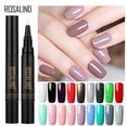 thumbnail image 2 of ROSALIND 5ml Nail Polish Pen Need Cured by UV LED Lamp Soak-Off White Color para nal art Gel Lacquer Tan Jianjun unisex, 2 of 2