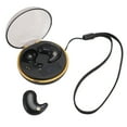 thumbnail image 4 of Auriculares Bluetooth para dormir BT5.3 con control táctil, invisibles, inalámbricos, con pantalla digital, estuche de carga, color negro, 4 of 15