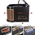 thumbnail image 4 of Tocadiscos DLITIME Todo-en-uno de 3 velocidades Bluetooth Vintage, 4 of 6