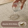 thumbnail image 7 of VUNATE Kitchen Rugs 20"x32" Woven Non Slip Kitchen Mat, Absorbent Washable Kitchen Rug with Durable Backing, Soft Low Profile Floor Mat for Kitchen Sink, Entryway, Laundry Room Beige, 7 of 7
