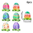 thumbnail image 3 of HongHeng 6Pcs Easter Decoration Plugin Props Decoration Banner Desktop Stereoscopic Card Insertion Decoration Party Supplies, 3 of 7