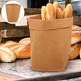 thumbnail image 1 of HEANUJJ 1Set Kraft Paper Bag Rectangular Brown 23.0X22.0X12.0In Reusable Food Storage Bag For Household Use, 1 of 5