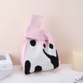 thumbnail image 5 of Unique Bargains 1 Pc Knitted Wrist Bag Portable Animal Pattern Gift Bag Pink, 5 of 5